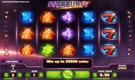 Starburst — слот Endorphina